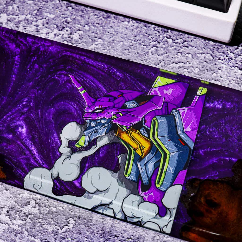 EVA-01 Evangelion Resin Wrist Rest 4 EVA-01 Evangelion Resin Wrist Rest