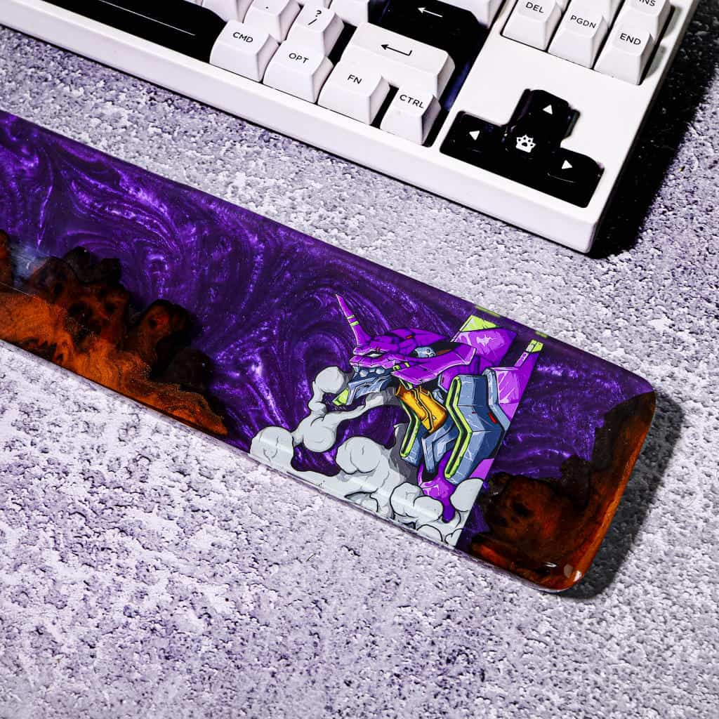 EVA-01 Evangelion Resin Wrist Rest 5 EVA-01 Evangelion Resin Wrist Rest