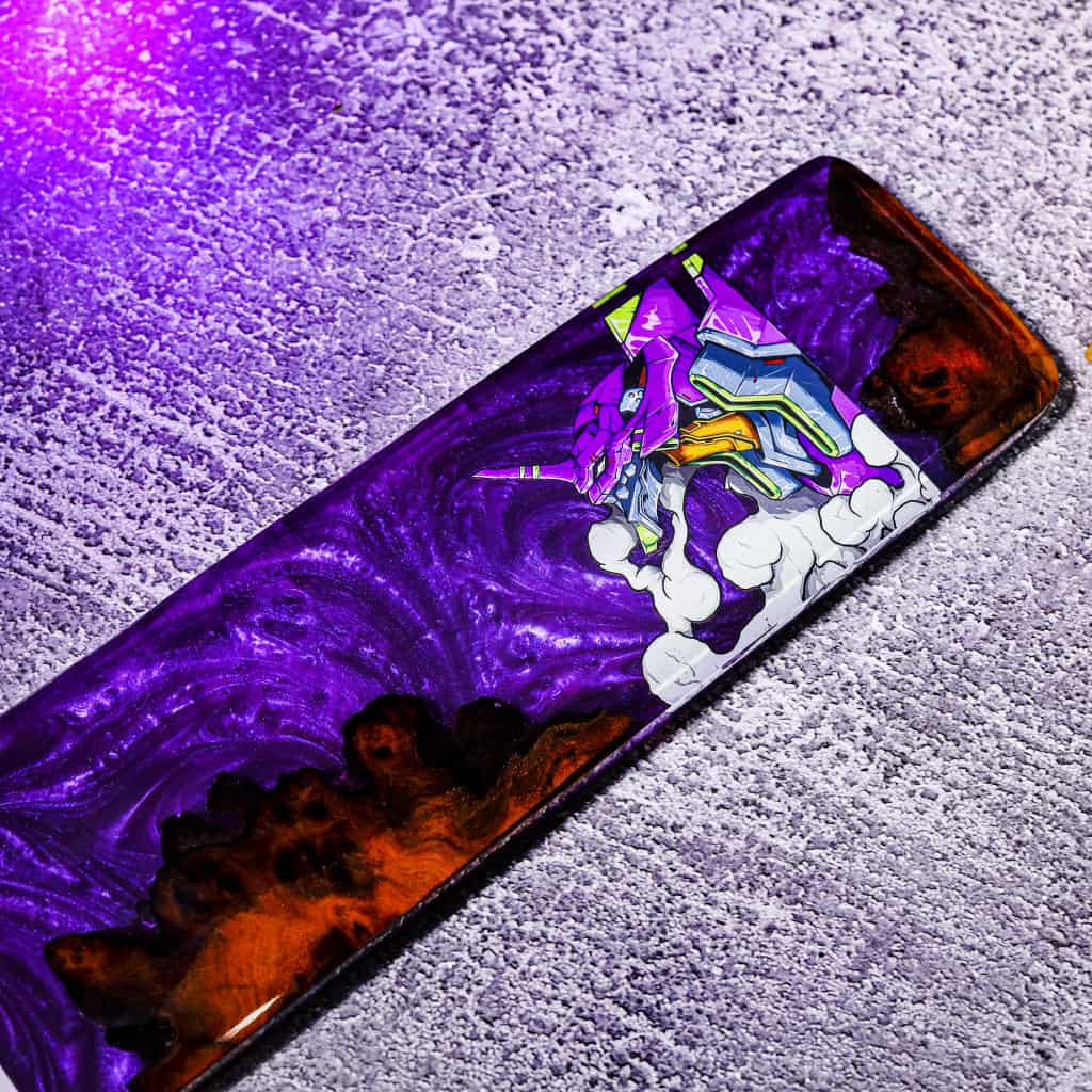 EVA-01 Evangelion Resin Wrist Rest 7 EVA-01 Evangelion Resin Wrist Rest