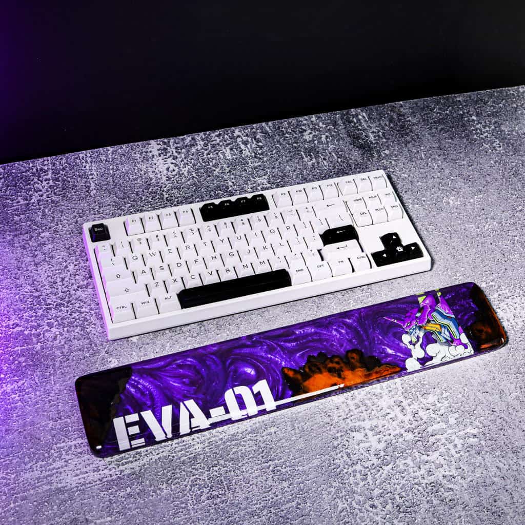 EVA-01 Evangelion Resin Wrist Rest 9 EVA-01 Evangelion Resin Wrist Rest