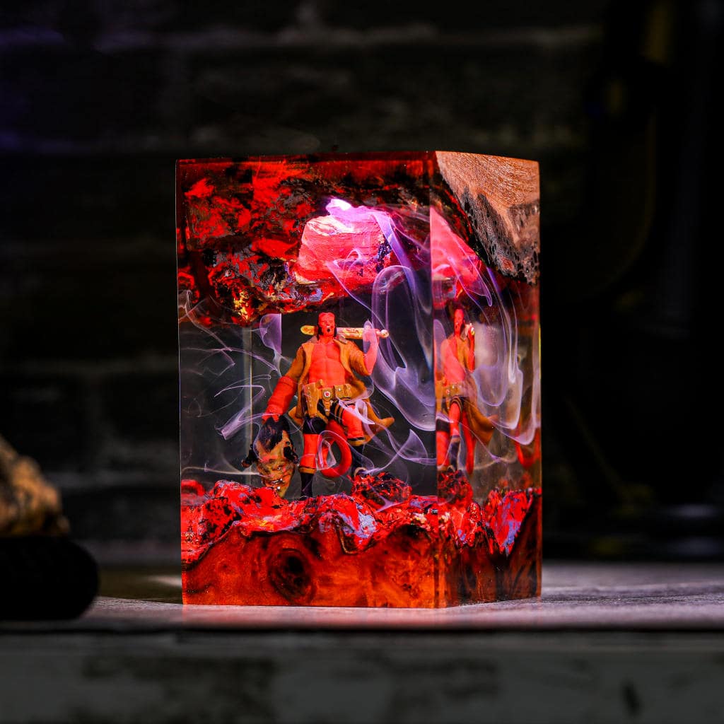 Hellboy Epoxy Night Lamp 6 Hellboy Epoxy Night Lamp