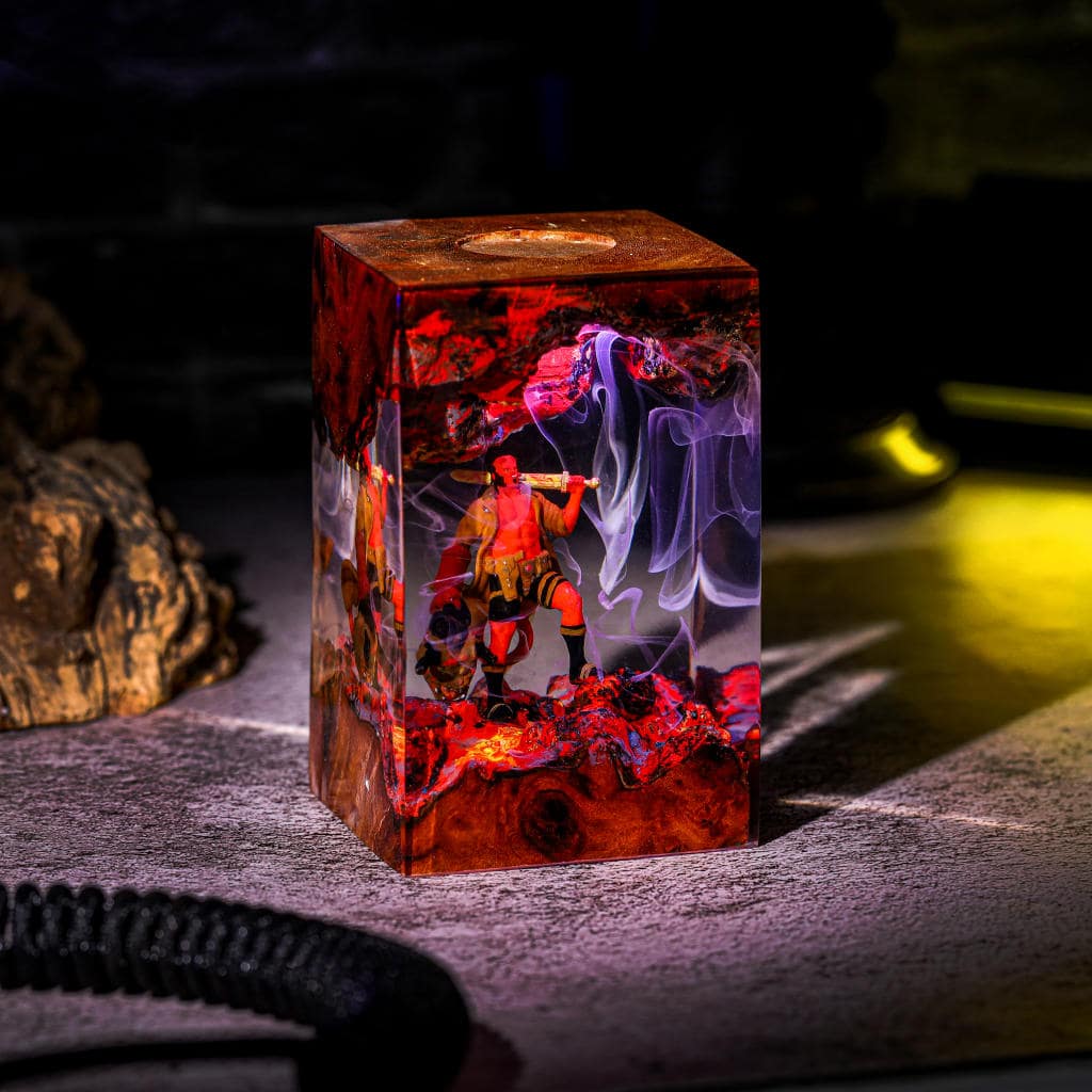Hellboy Epoxy Night Lamp 2 Hellboy Epoxy Night Lamp