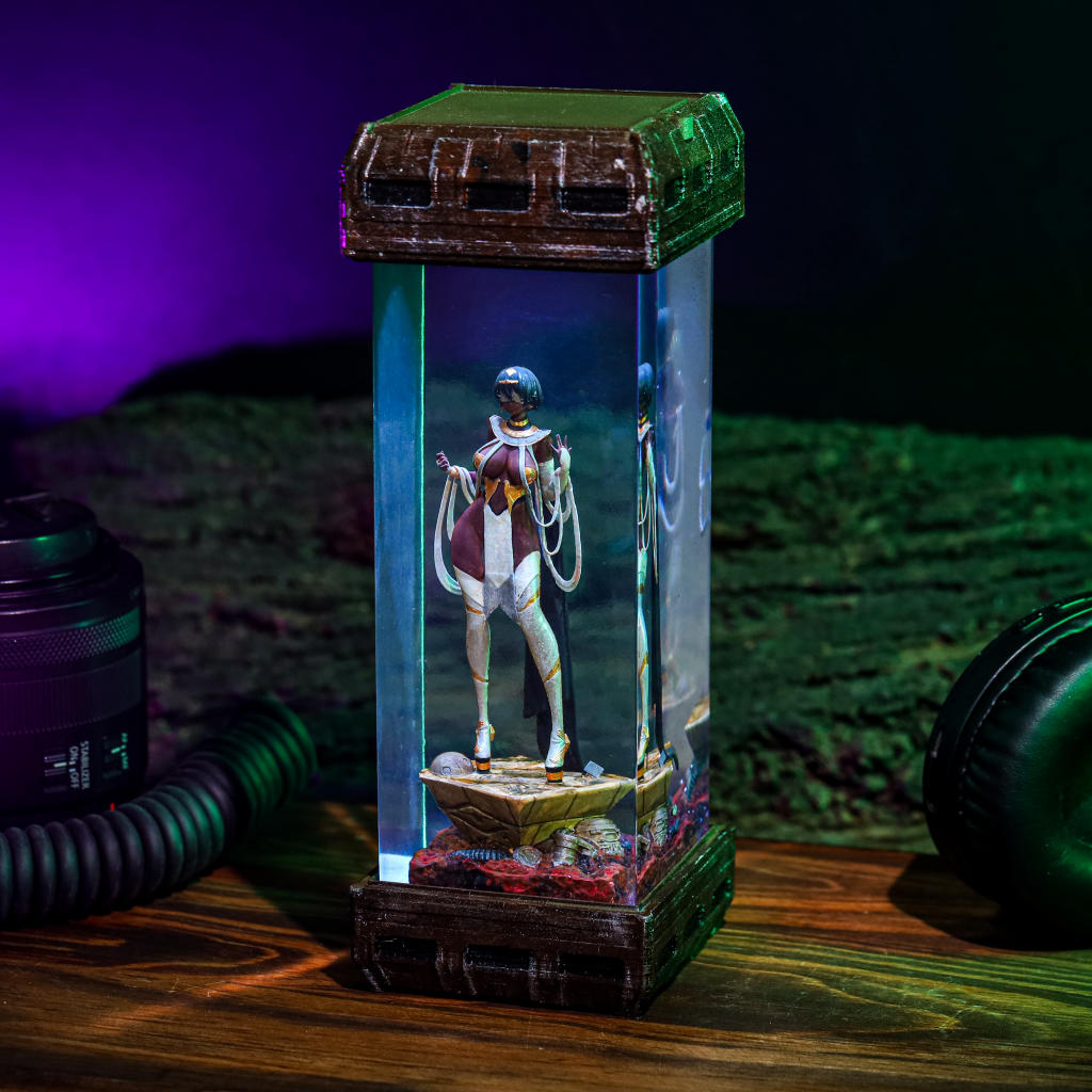 Cleopatra 2B NieR Automata Night Light 4 Nier Automata Resin Night Light