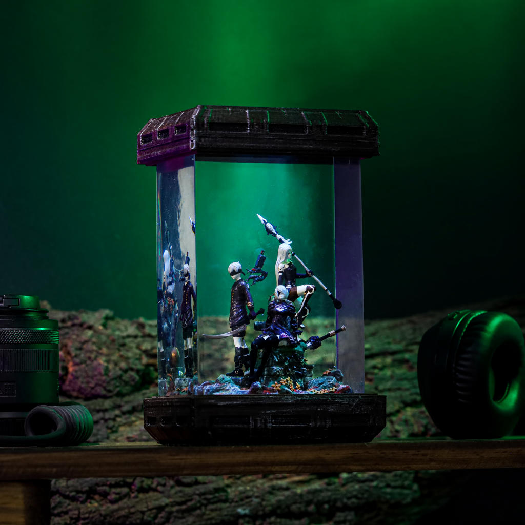 Nier: Automata Resin Night Light 7 Nier Automata Resin Night Light
