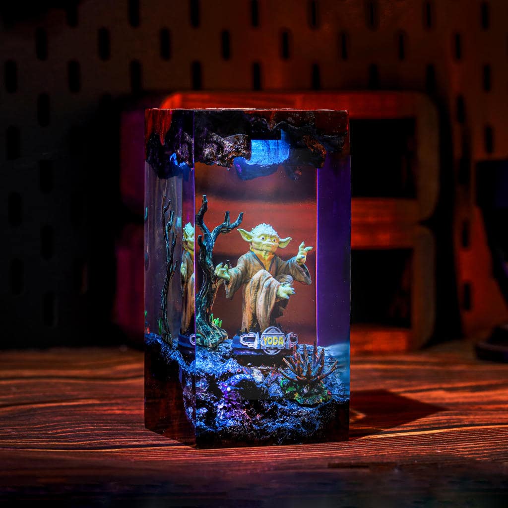 Star War Yoda Resin Night Light 3 Star War Yoda Resin Night Light