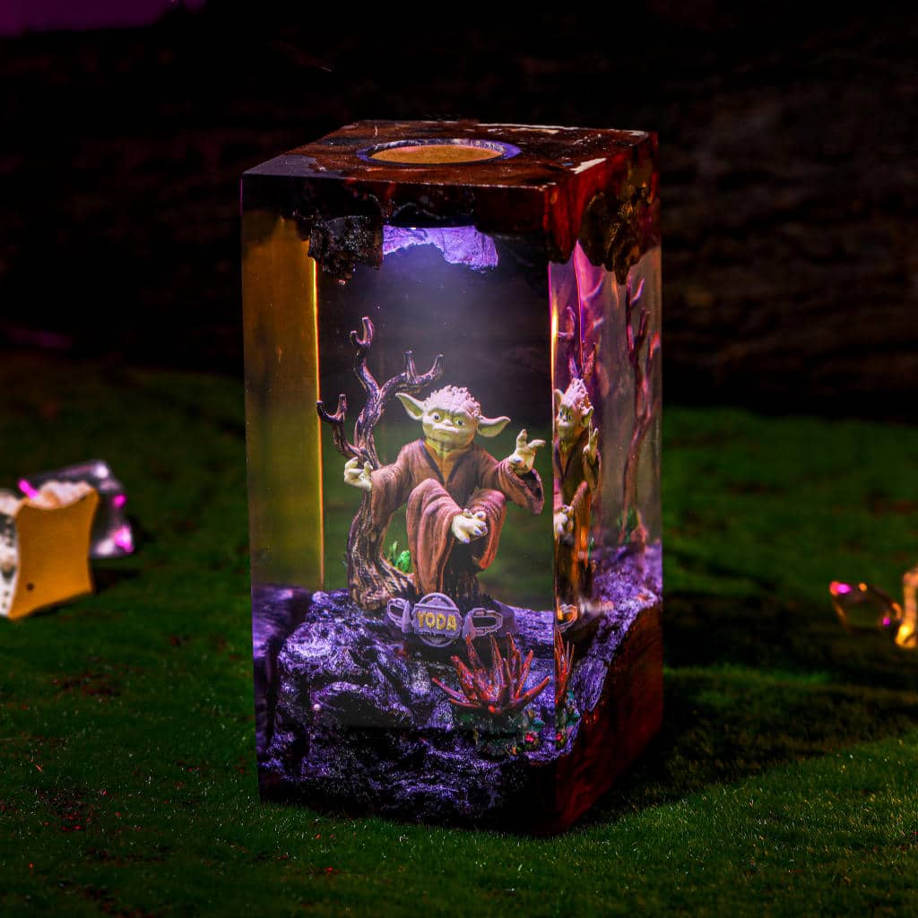 Star War Yoda Resin Night Light 5 Star War Yoda Resin Night Light