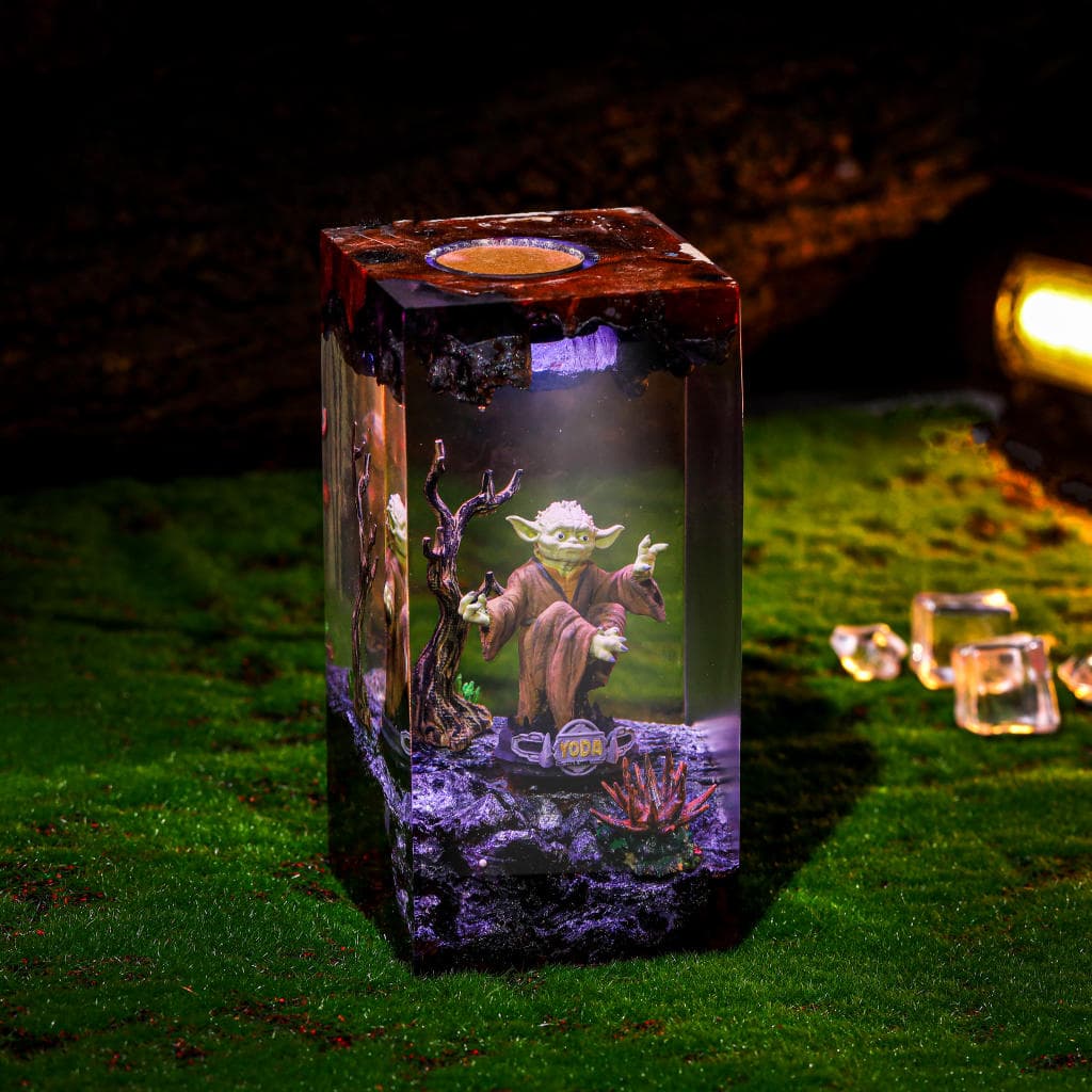 Star War Yoda Resin Night Light 7 Star War Yoda Resin Night Light