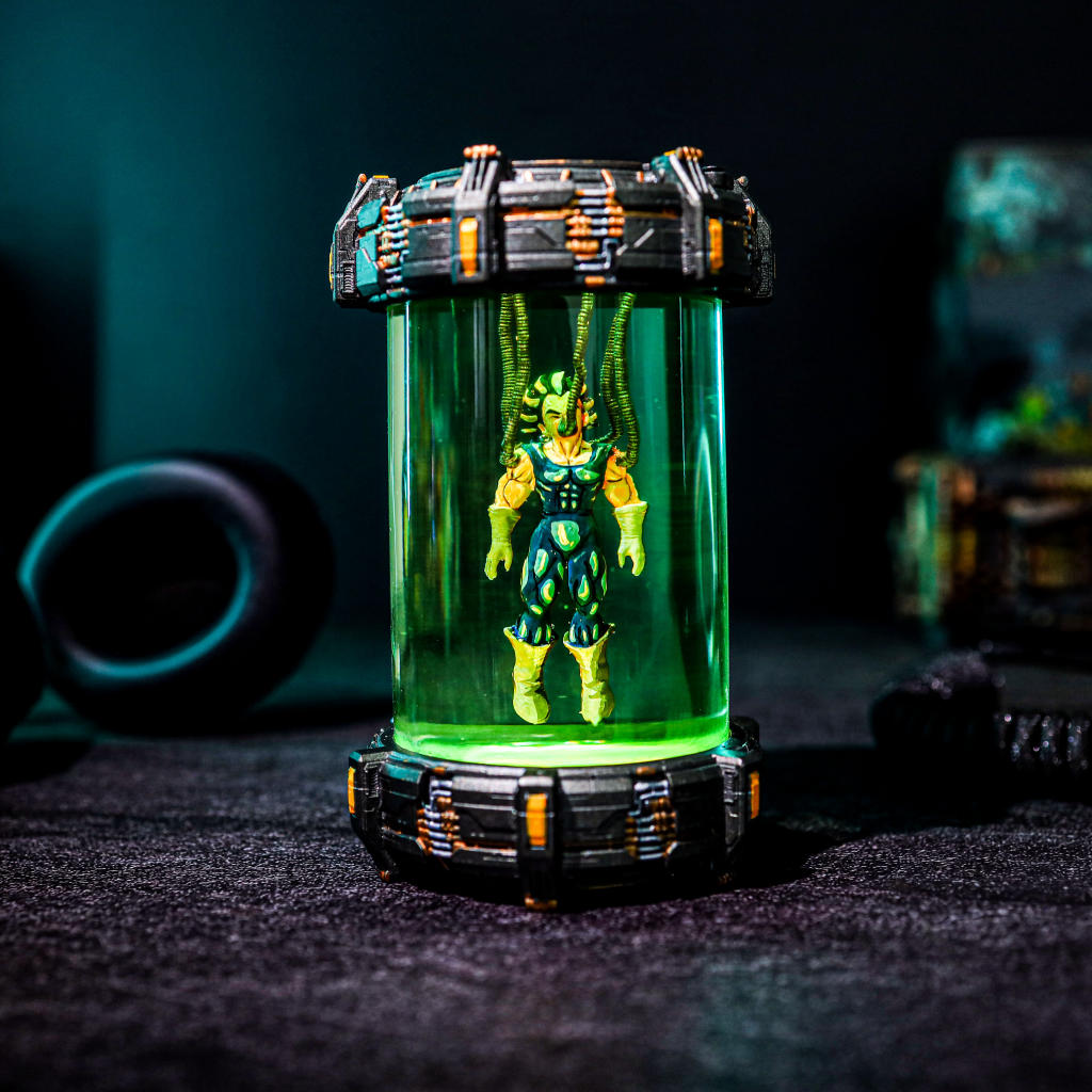 Super Warrior Resin Chamber Lamp Ver 2 6 Dragon Ball Z Vegeta in a Healing Chamber Lamp