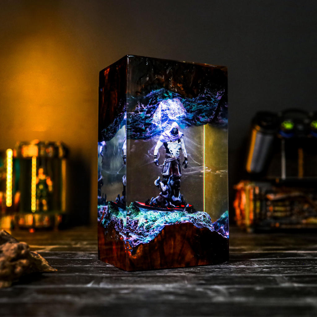 Valorant Chamber Epoxy Lamp 12 Omen Valorant Epoxy Night Light