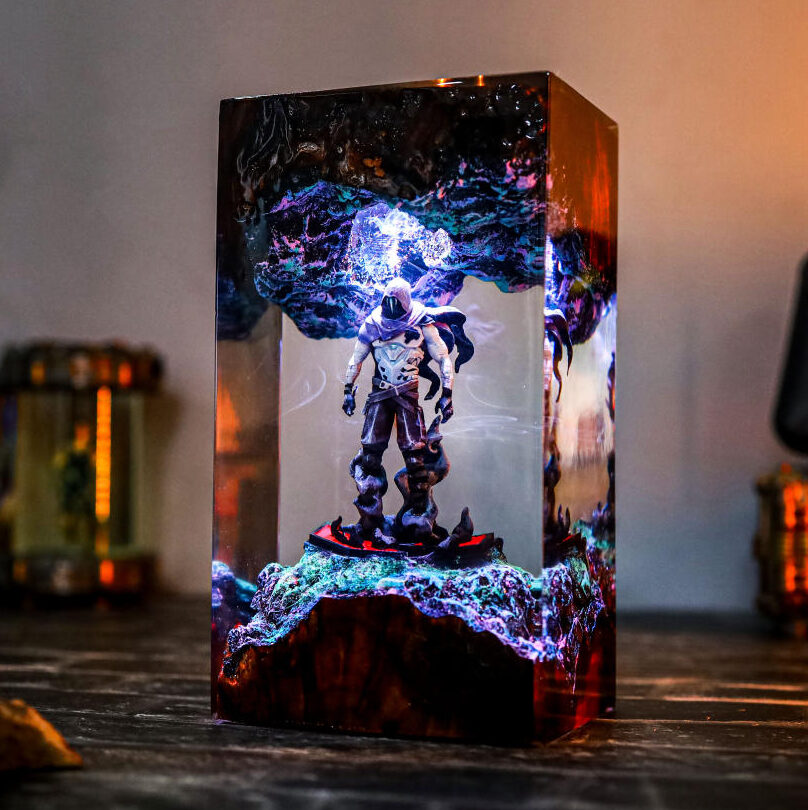Valorant Chamber Epoxy Lamp 14 Omen Valorant Epoxy Night Light
