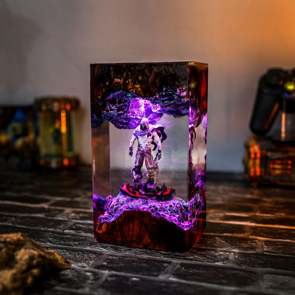 Valorant Chamber Epoxy Lamp 15 Omen Valorant Epoxy Night Light