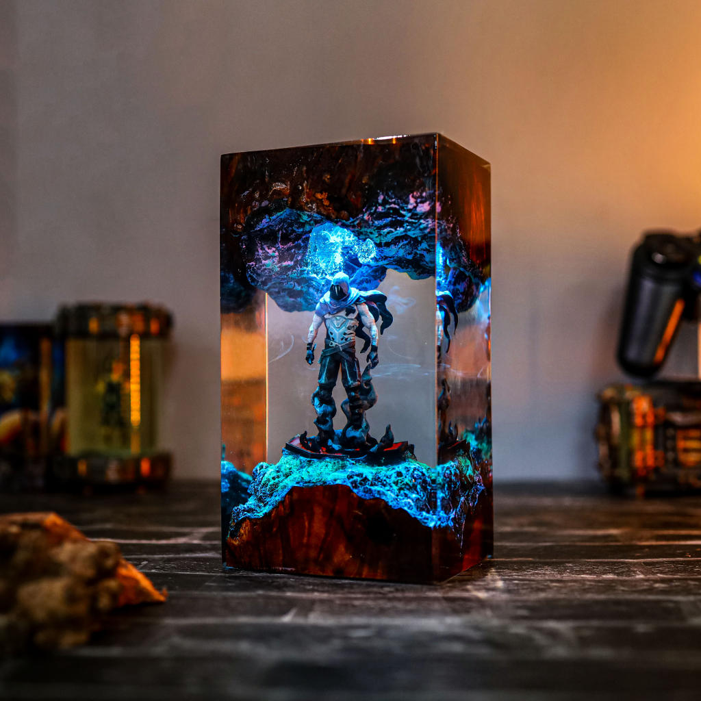 Valorant Chamber Epoxy Lamp 16 Omen Valorant Epoxy Night Light
