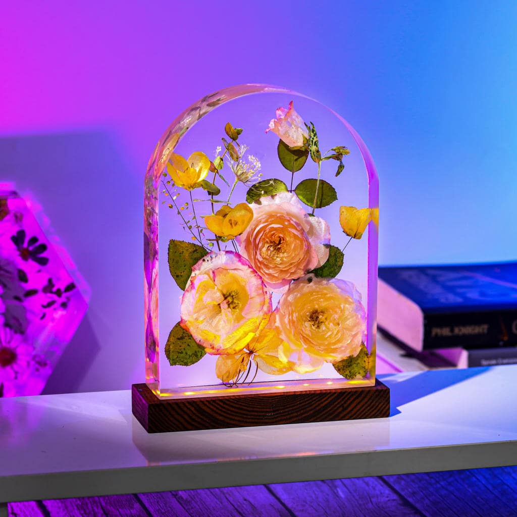 Real Eustoma Flower Night Light 2 Real Eustoma Flower Night Light