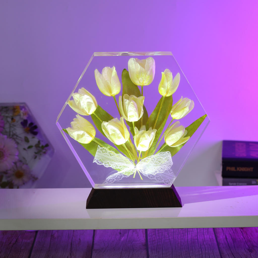 Real Tulip Flower Night Light 9 Real Tulip Flower Night Light