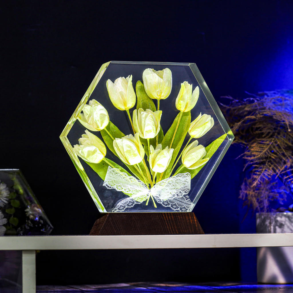 Real Tulip Flower Night Light 2 Real Tulip Flower Night Light