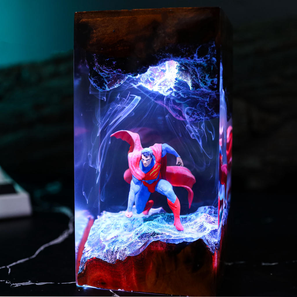 Superman Epoxy Night Light 9 Superman Epoxy Night Light