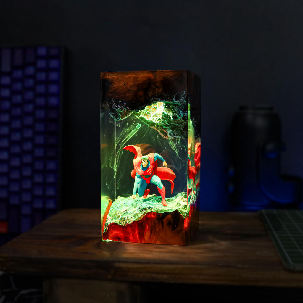 Superman Epoxy Night Light 10 Superman Epoxy Night Light