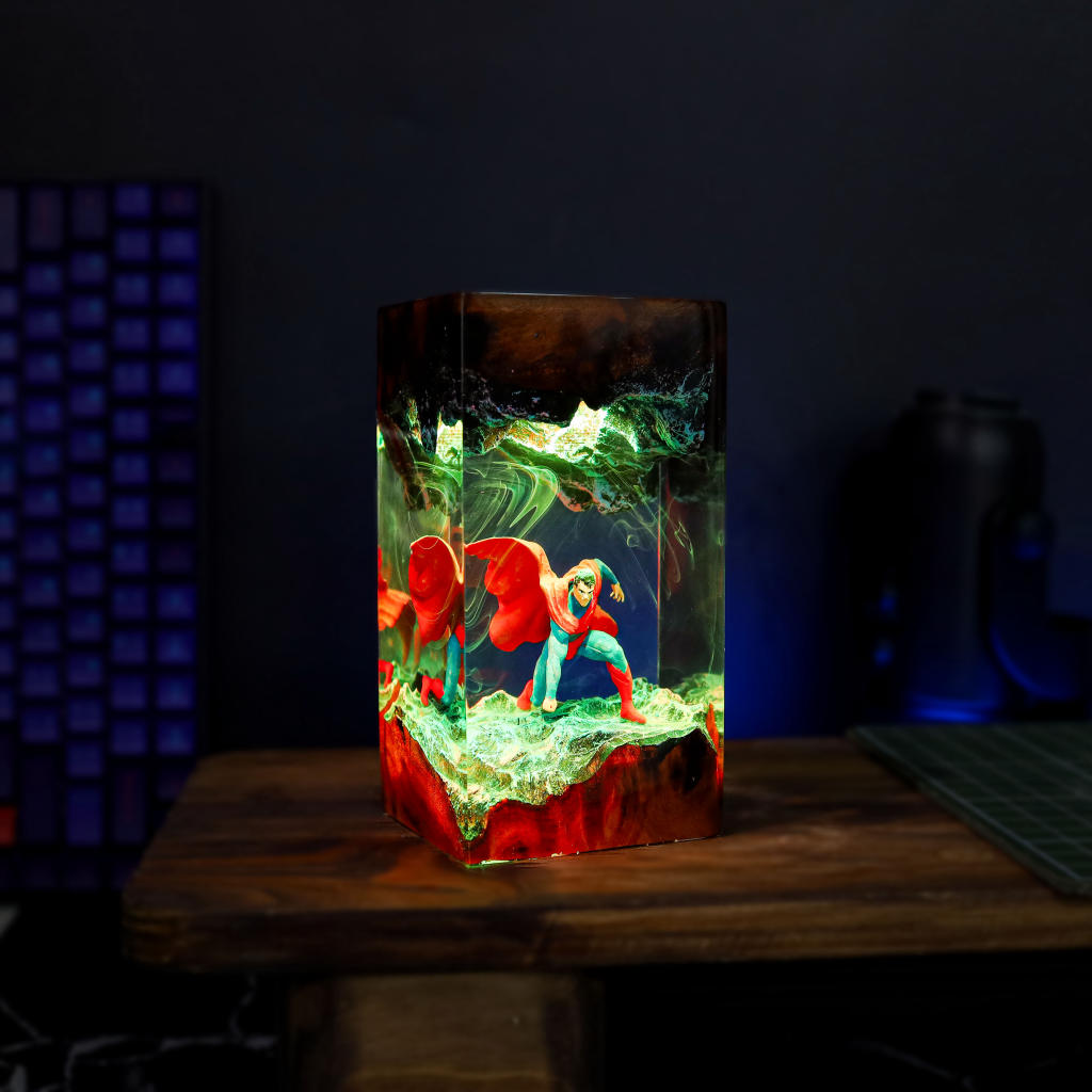 Superman Epoxy Night Light 11 Superman Epoxy Night Light