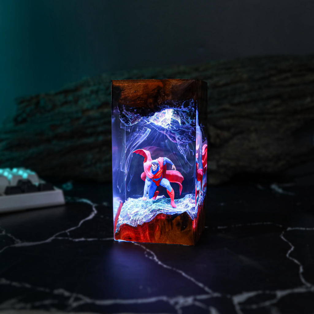 Superman Epoxy Night Light 12 Superman Epoxy Night Light