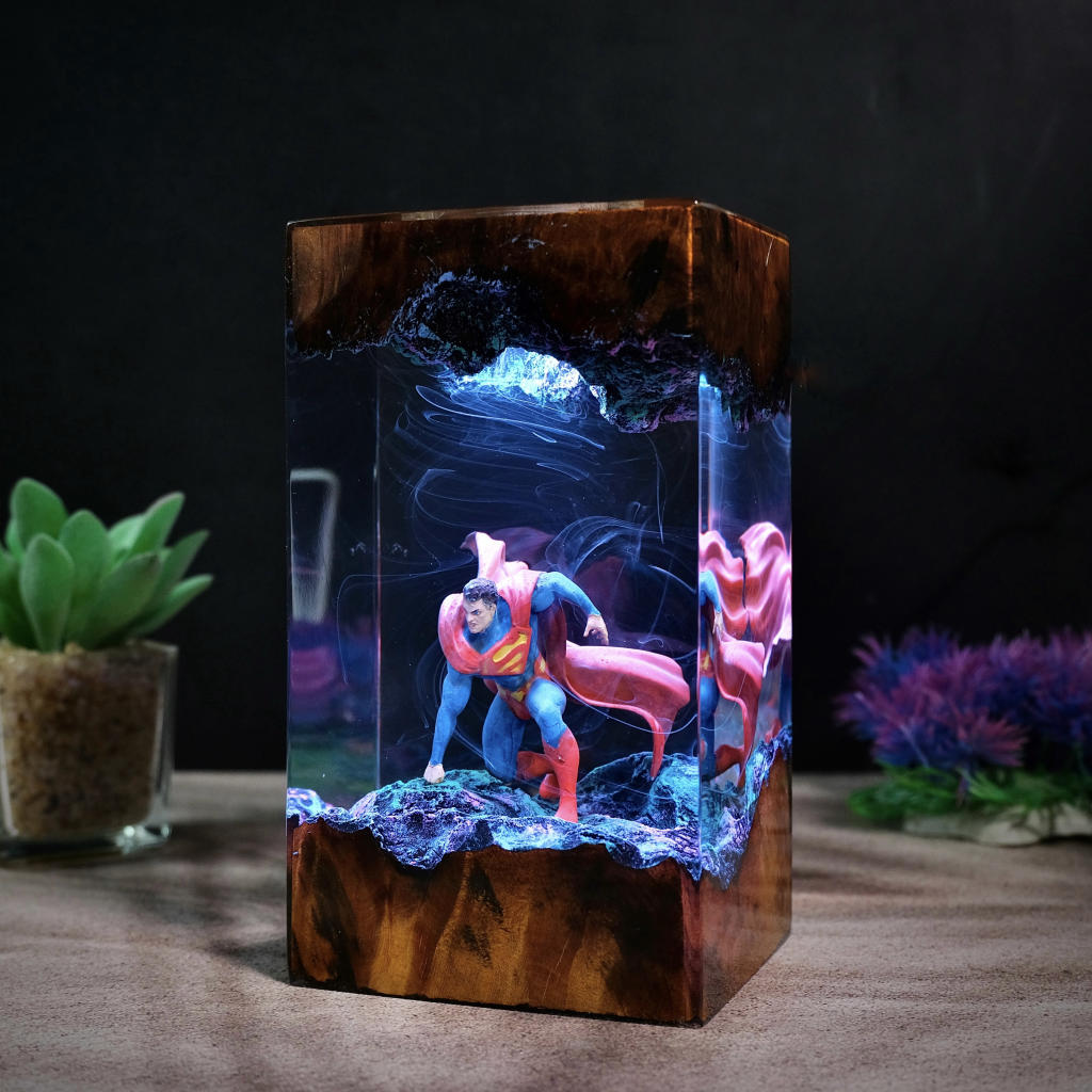Superman Epoxy Night Light 5 Superman Epoxy Night Light