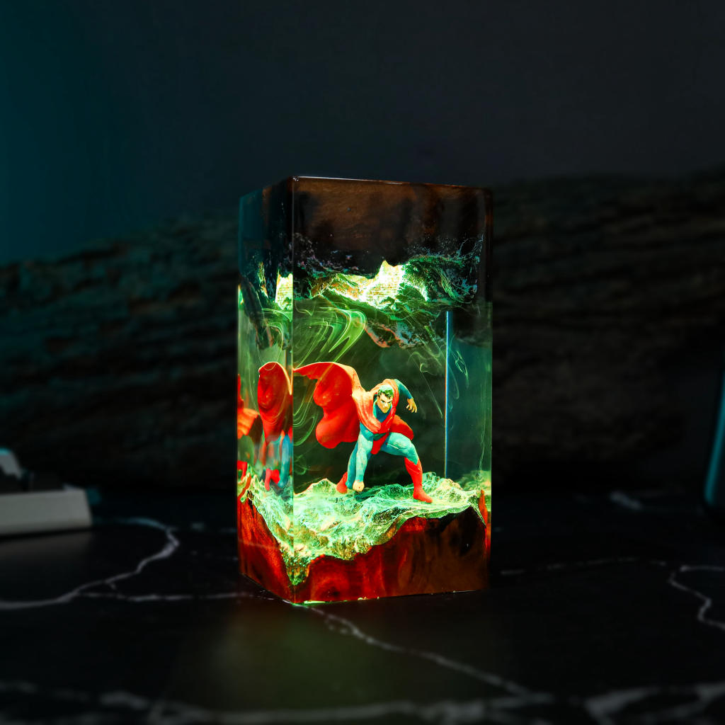 Superman Epoxy Night Light 13 Superman Epoxy Night Light
