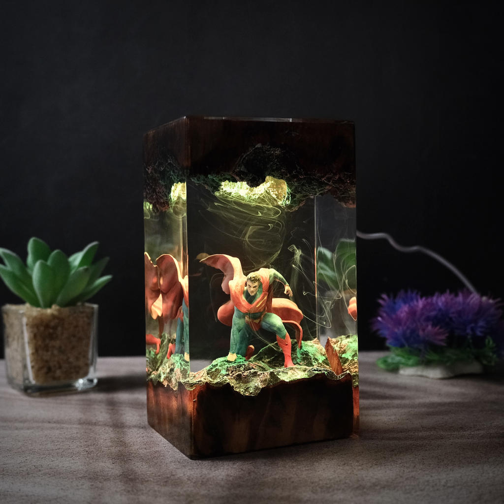 Superman Epoxy Night Light 6 Superman Epoxy Night Light