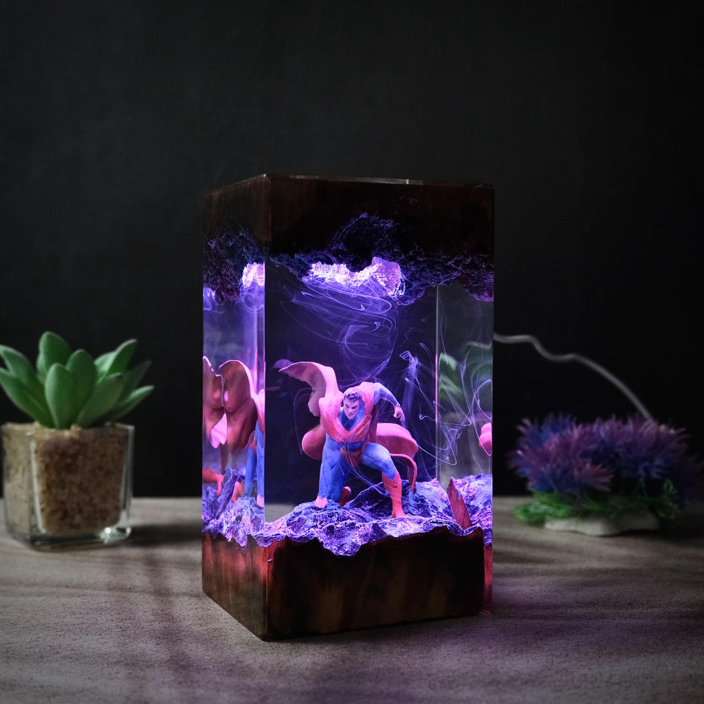 Superman Epoxy Night Light 8 Superman Epoxy Night Light
