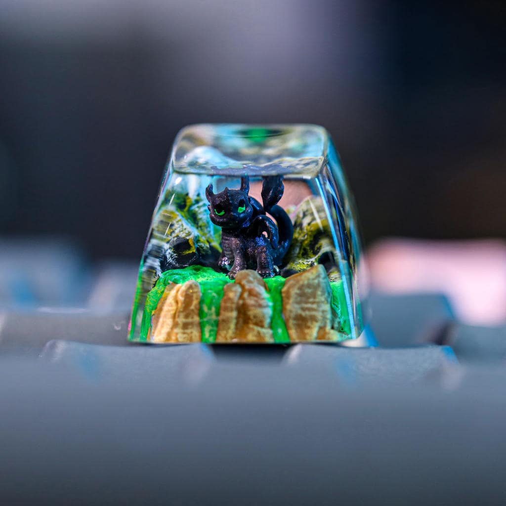 Blind Box Keycaps 17 Toothless Resin Keycap