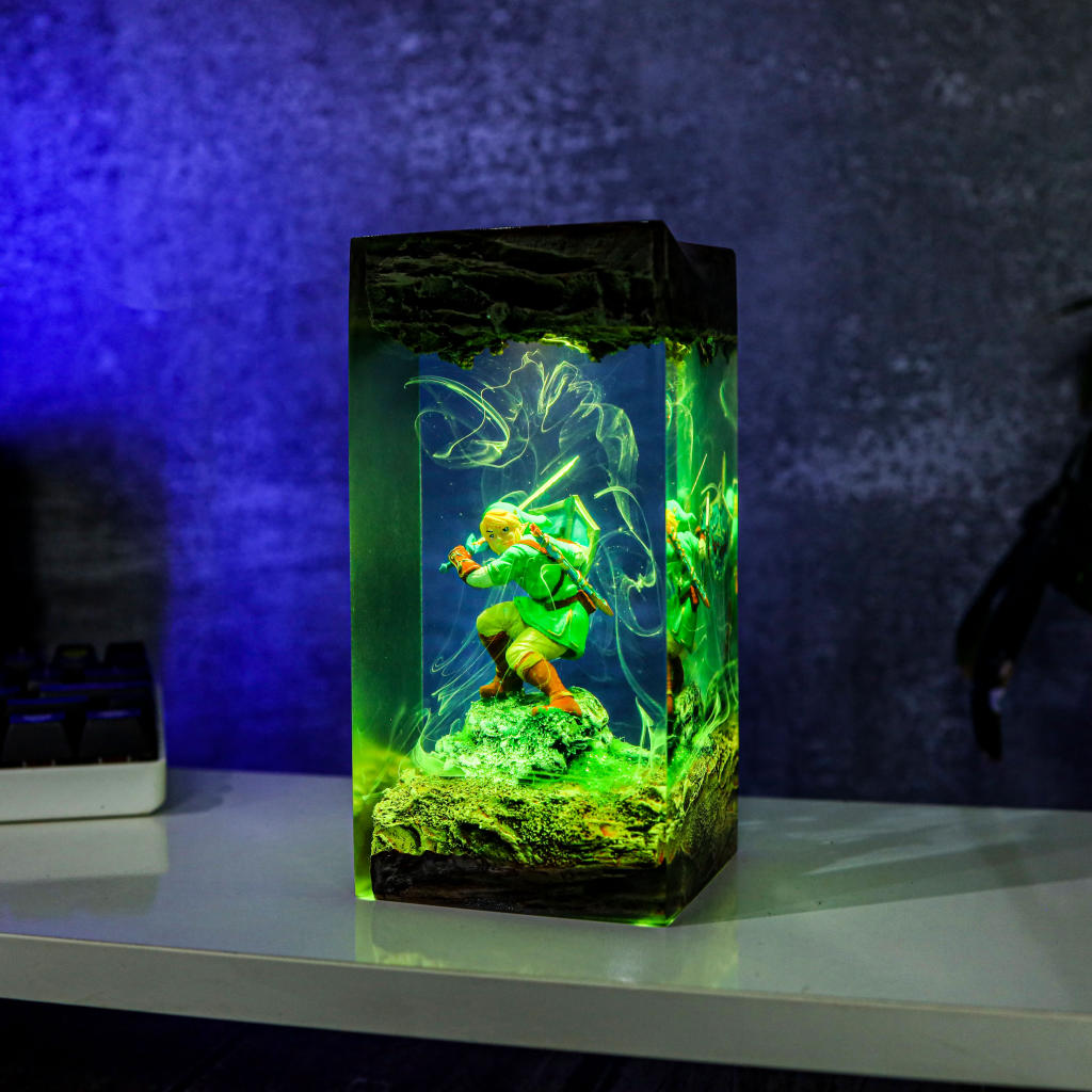 The Legend of Zelda Link Epoxy Lamp 11 The Legend of Zelda Link Epoxy Lamp