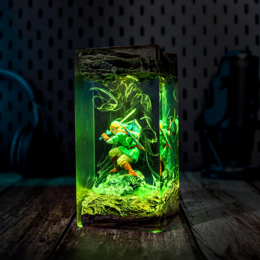 The Legend of Zelda Link Epoxy Lamp 4 The Legend of Zelda Link Epoxy Lamp