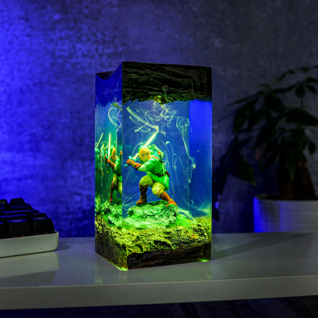 The Legend of Zelda Link Epoxy Lamp 9 The Legend of Zelda Link Epoxy Lamp