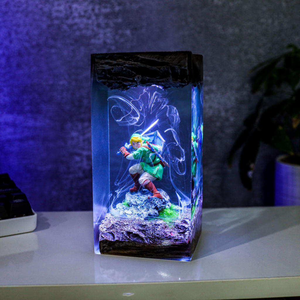 The Legend of Zelda Link Epoxy Lamp 10 The Legend of Zelda Link Epoxy Lamp