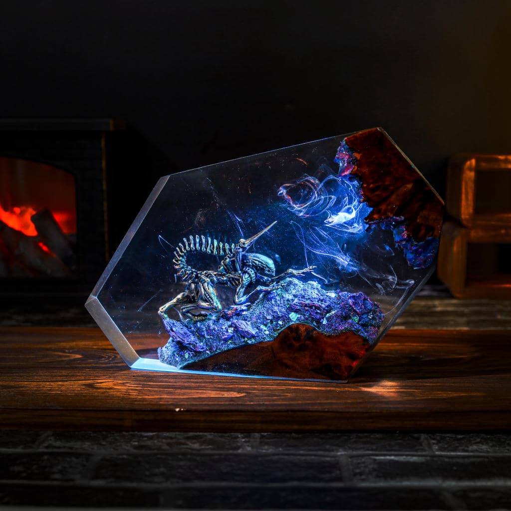 Alien Xenomorph Star Wars Epoxy Lamp Ver 3 5 Alien Xenomorph Star War Epoxy Lamp