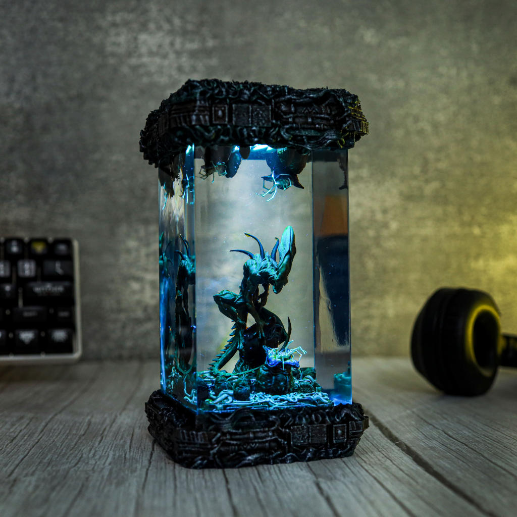 Xenomorph Vs Predator Diorama Lamp 11 Xenomorph Vs Predator Diorama Lamp