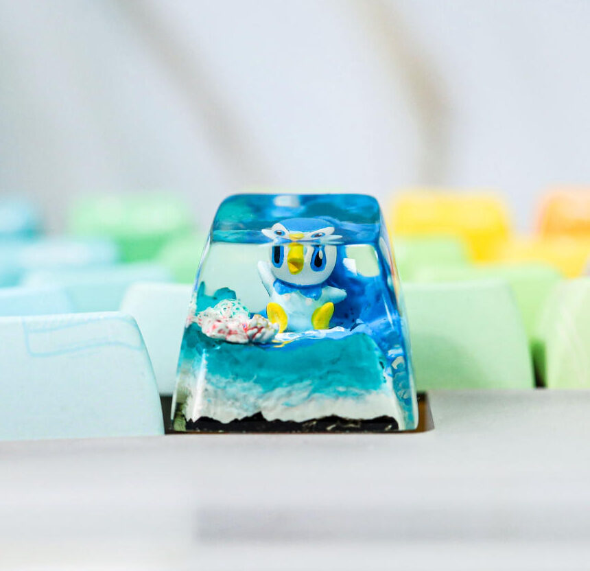 Blind Box Keycaps 7 Piplup Pokémon Keycap
