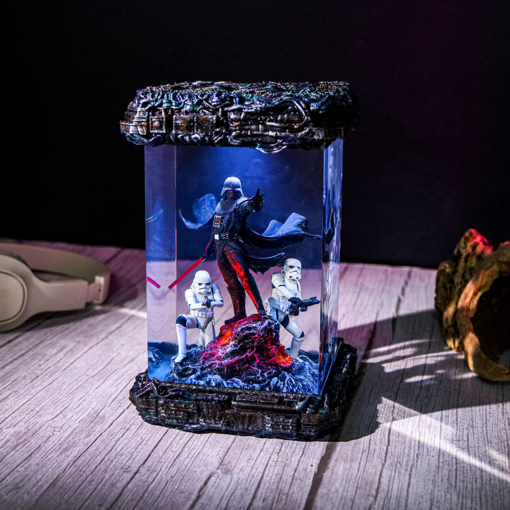 Star Wars Darth Vader and Stormtrooper Diorama Lamp 3 Star Wars Darth Vader and Stormtrooper Diorama Lamp