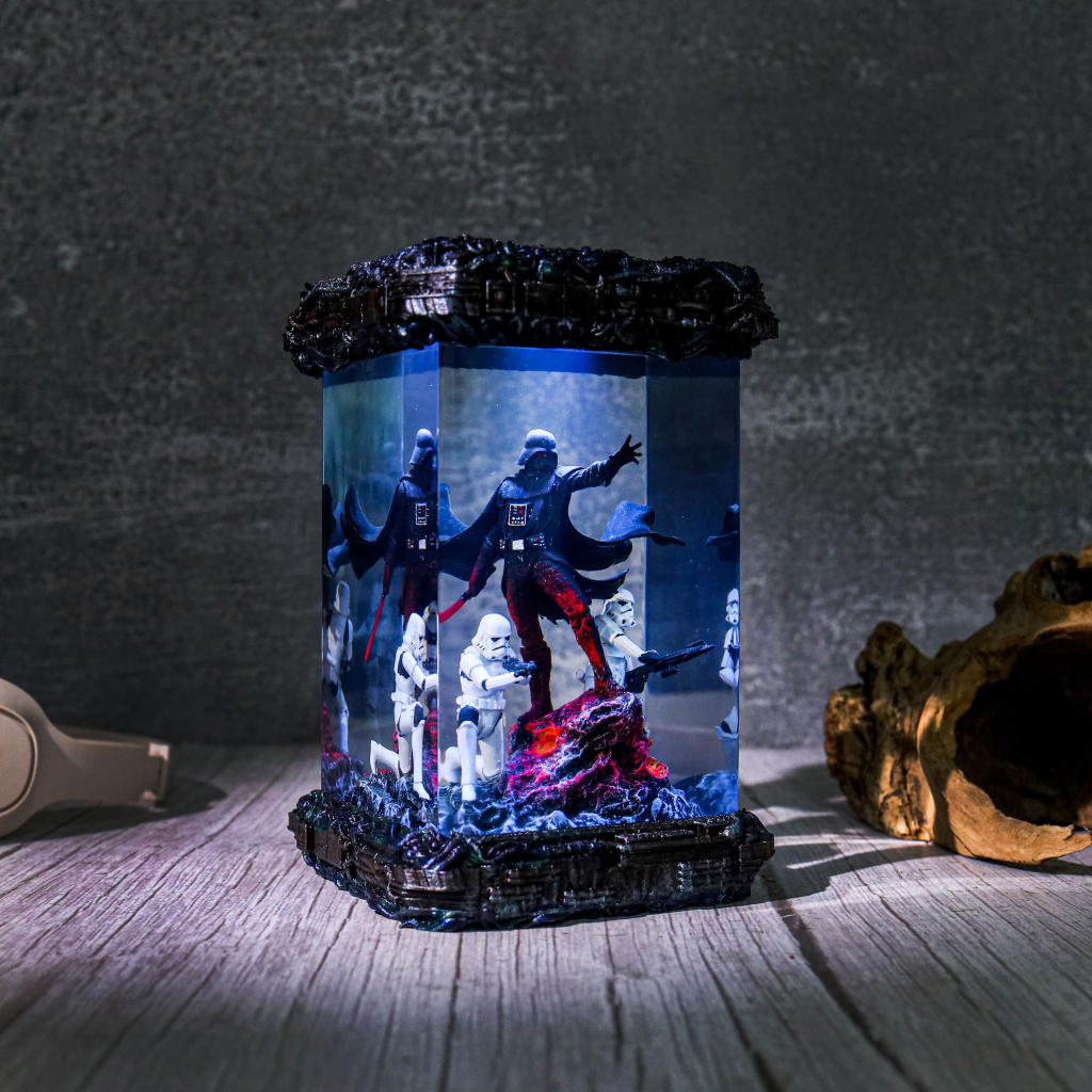 Star Wars Darth Vader and Stormtrooper Diorama Lamp 11 Star Wars Darth Vader and Stormtrooper Diorama Lamp
