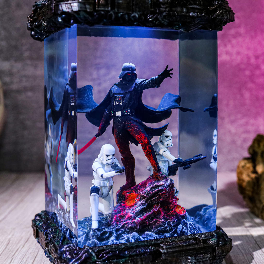Star Wars Darth Vader and Stormtrooper Diorama Lamp 9 Star Wars Darth Vader and Stormtrooper Diorama Lamp