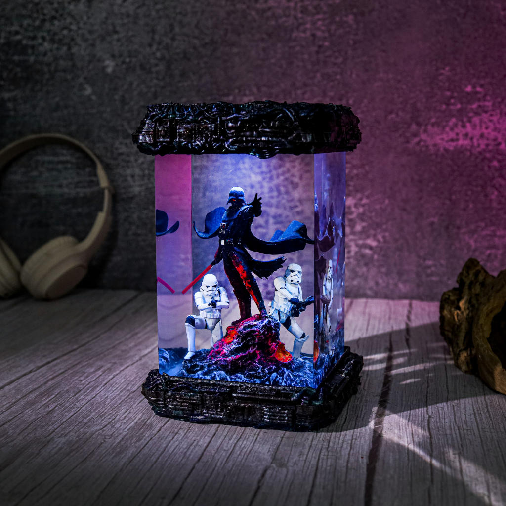 Star Wars Darth Vader and Stormtrooper Diorama Lamp 8 Star Wars Darth Vader and Stormtrooper Diorama Lamp