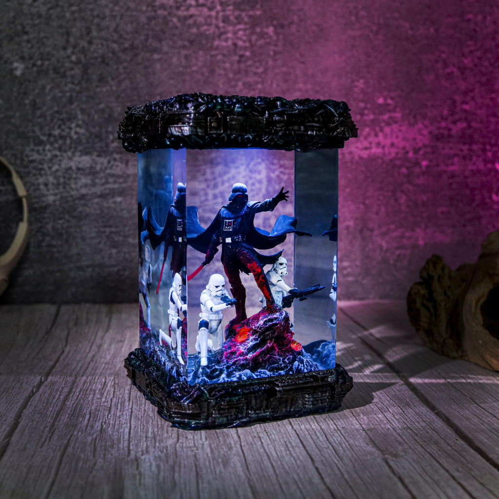 Star Wars Darth Vader and Stormtrooper Diorama Lamp 7 Star Wars Darth Vader and Stormtrooper Diorama Lamp
