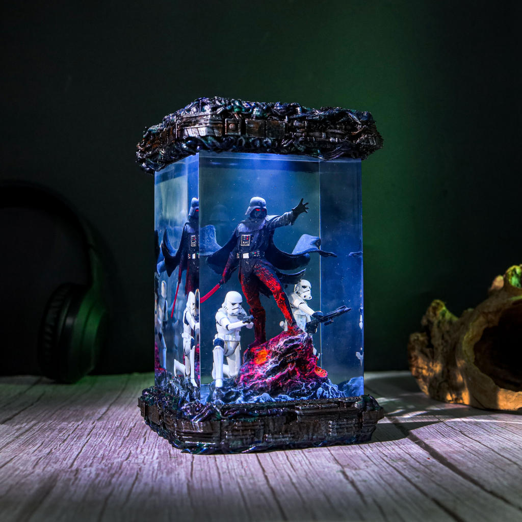 Star Wars Darth Vader and Stormtrooper Diorama Lamp 6 Star Wars Darth Vader and Stormtrooper Diorama Lamp