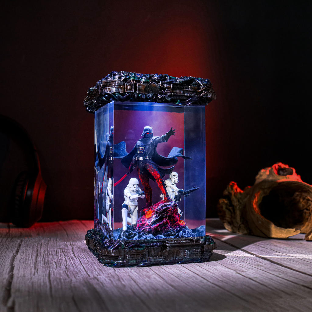 Star Wars Darth Vader and Stormtrooper Diorama Lamp 4 Star Wars Darth Vader and Stormtrooper Diorama Lamp