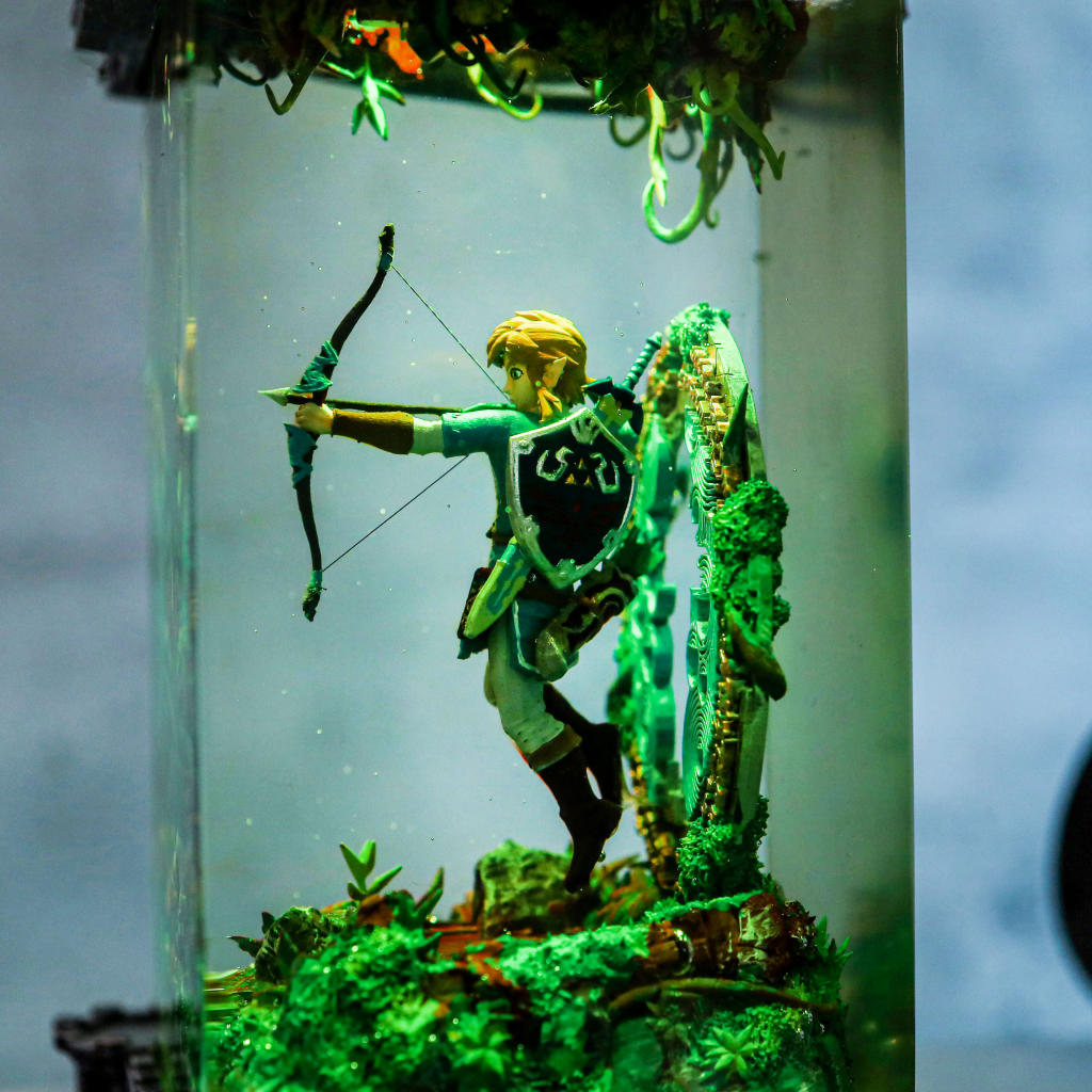 The Legend of Zelda Link Archer Amiibo Lamp 2 The Legend of Zelda Link Archer Amiibo Lamp