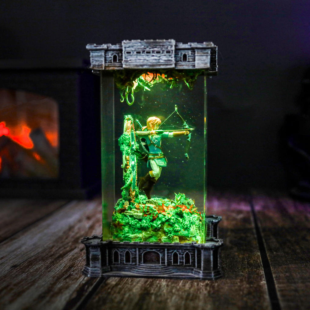 The Legend of Zelda Link Archer Amiibo Lamp 5 The Legend of Zelda Link Archer Amiibo Lamp