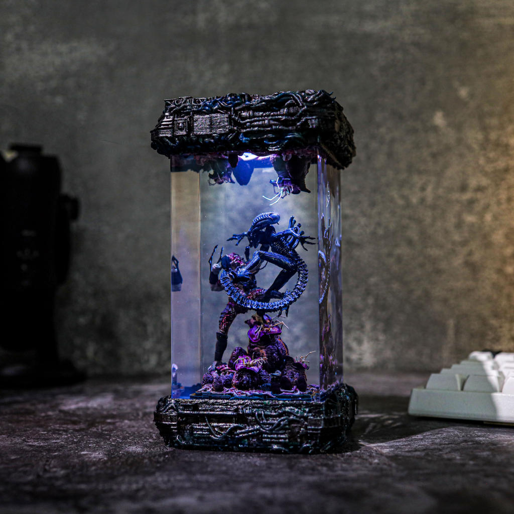Xenomorph Vs Predator Diorama Lamp 2 Xenomorph Vs Predator Diorama Lamp