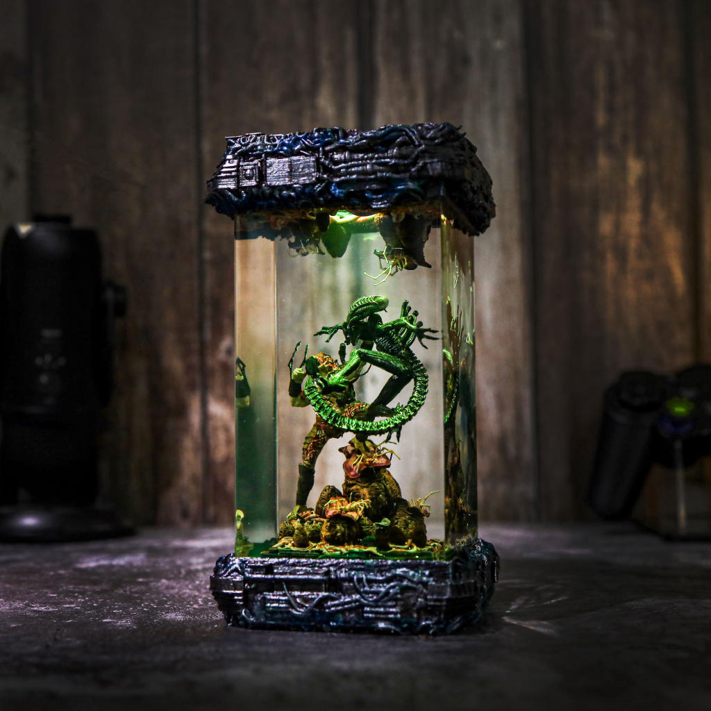Xenomorph Vs Predator Diorama Lamp 5 Xenomorph Vs Predator Diorama Lamp