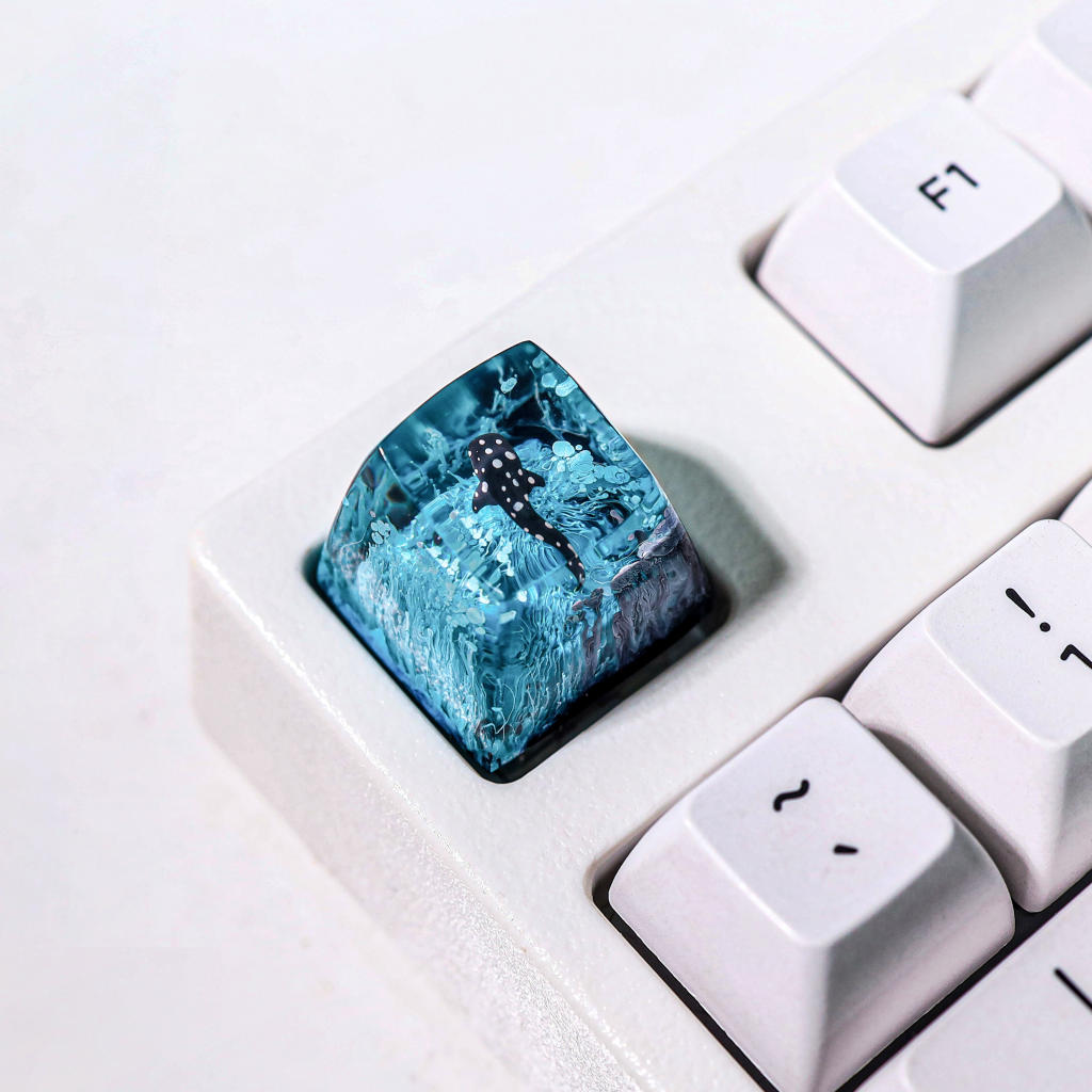 Blind Box Keycaps 11 Whale Shark Artisan Keycap