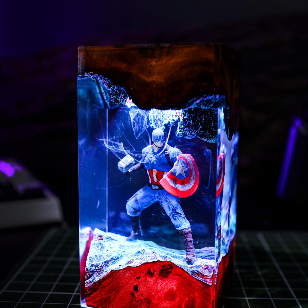 Captain America Night Light 11 Captain America Night Light