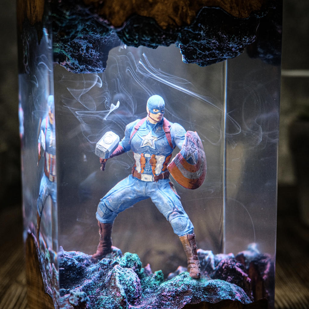 Captain America Night Light 3 Captain America Night Light