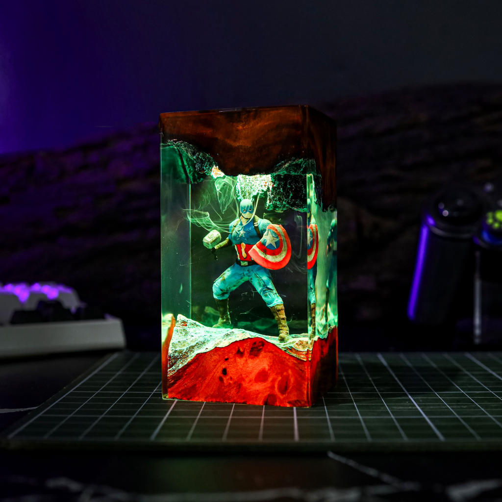 Captain America Night Light 15 Captain America Night Light